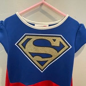 DC Comics Supergirl Dress with Detachable Cape Size: 7